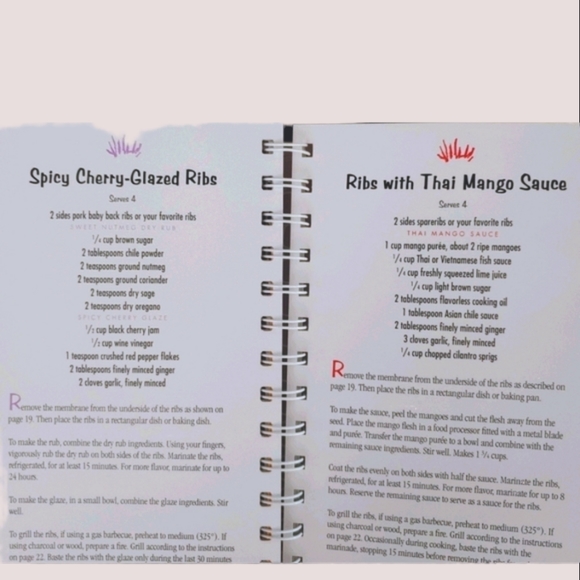 The Great Ribs Cookbook With Color Pics A Kitchen Essential - Picture 8 of 8